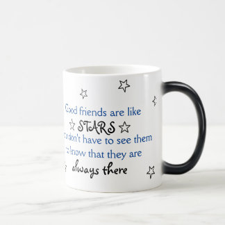 Mágica Los buenos amigos son como la taza de las