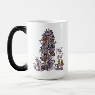 Mágica Mayor pérdida de sabor morfo taza de café