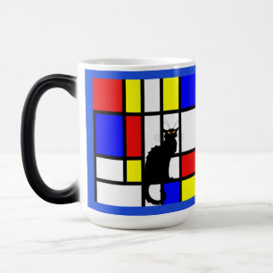 Mágica Mondrian - Composición II - Taza de arte con cambi