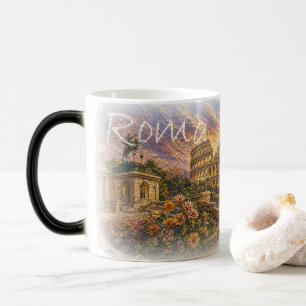 Mágica Mosaico LZO01C de ROMA, Lacio, Italia, Taza de caf