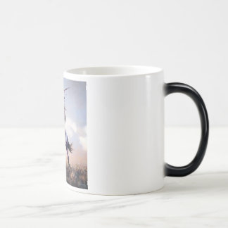 Mágica Nativo americano negro/blanco taza Morphing de 11