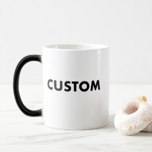 Mágica Plantilla en Blanco para Taza de Foto con Cambio d
