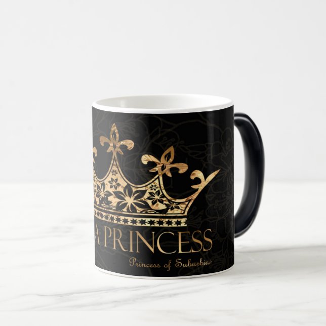 Mágica Soy un negro de la princesa w/Crown taza Morphing (Anverso derecho)