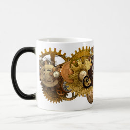 Mágica Steampunk lo consigue en taza del engranaje