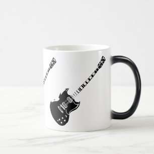 Mágica Taza activada calor de la guitarra que aparece