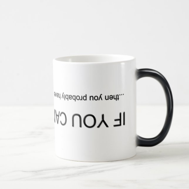 Mágica Taza al revés (Derecha)