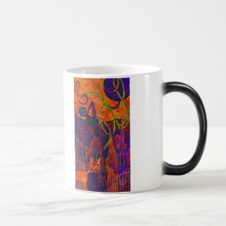 Mágica Taza anaranjada fresca del gato