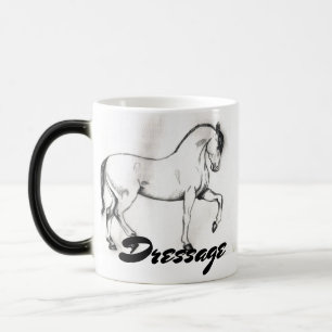 Mágica Taza andaluz del Dressage de Piaffe del caballo
