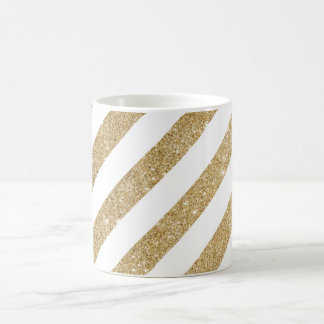 Mágica Taza atractiva del café con leche de la raya del