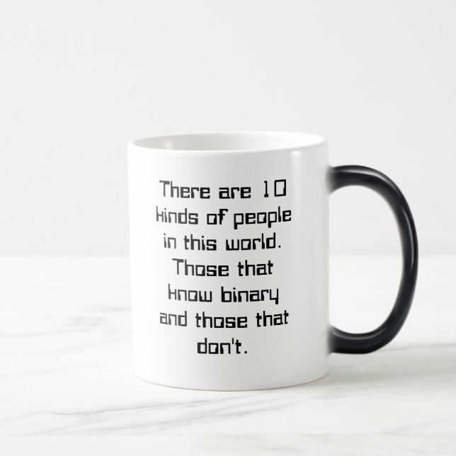 Mágica Taza binaria de transformación (Derecha)