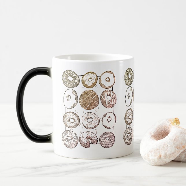 Mágica Taza cambiante KNIT DOZEN DONUTS (Con donut)