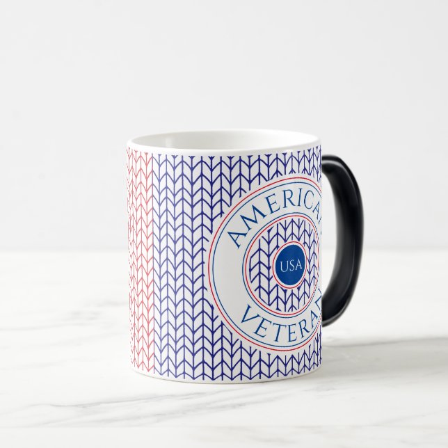 MÁGICA TAZA CAMBIANTE VETERANO AMERICANO (Anverso derecho)