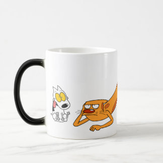 Mágica Taza Catdog y Rocko
