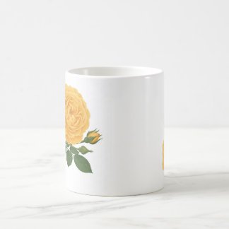 Mágica Taza Clásica - Serie Floral Taza de rosa amarilla