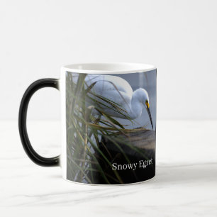 Mágica Taza con foto de Garza Blanca