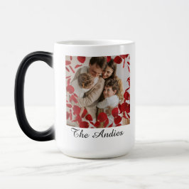 Mágica Taza con Foto Unida por Apellido