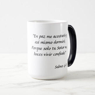 Mágica Taza con texto bíblico