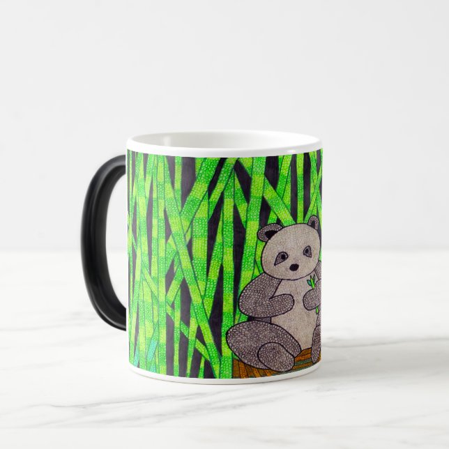Mágica Taza con transformación de panda (Anverso izquierdo)