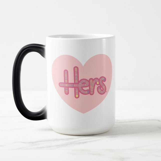 Mágica Taza Corazón de Ella (Izquierda)