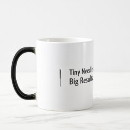 Mágica Taza de Acupuntura Agujas Pequeñas Grandes Resulta