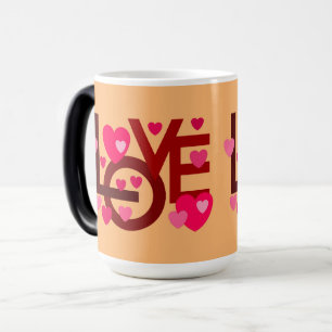 MÁGICA TAZA DE AMOR DE CORAZONES REGALO AÑO NUEVO 2023 TU