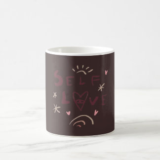 Mágica Taza de amor propio | Taza de café de autocuidado 