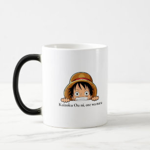 Mágica taza de anime, luffy, taza personalizada