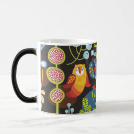 Mágica Taza de búho de jardín caprichoso