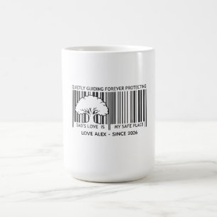 Mágica Taza de café con código de barras personalizado pa