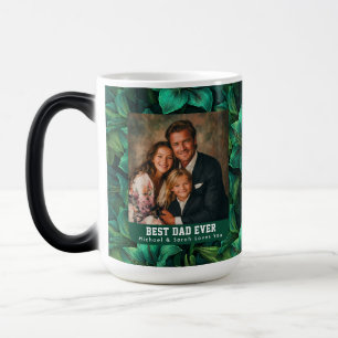 Mágica Taza de café con estampado de amarilis grande papá