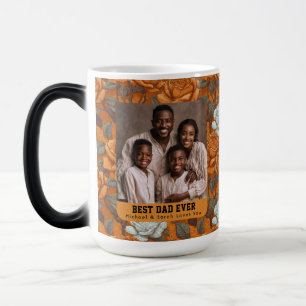 Mágica Taza de café con foto de gardenias vintage