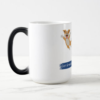 Mágica Taza de café con saludo de gato que cambia