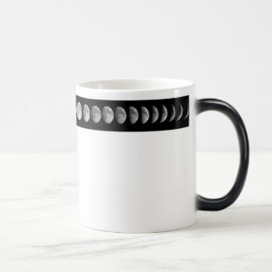Mágica Taza de café de la fase de la luna