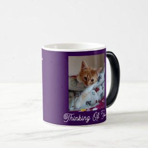 Mágica Taza de café de la mañana con cambio de color para