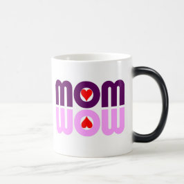 Mágica Taza de café de la reflexión de los corazones de