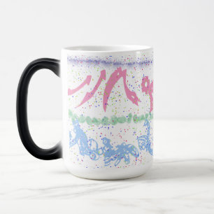 Mágica taza de café Decoración Alegre