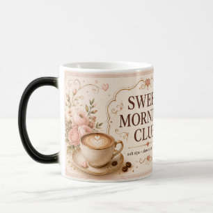 Mágica Taza de café del Club Romántico de la Mañana Café