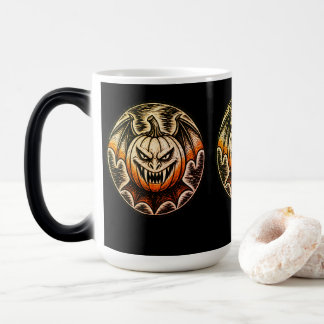 Mágica Taza de café del monstruo de Halloween