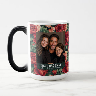 Mágica Taza de café Día del Abuelo Rosa Costera
