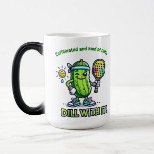 Mágica Taza De Café Divertida De Pickleball - Vajilla De 