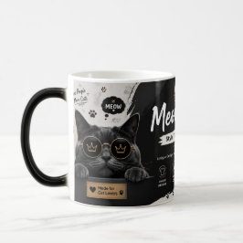 Mágica Taza de café estilo Meow: Menos gente, más gatos