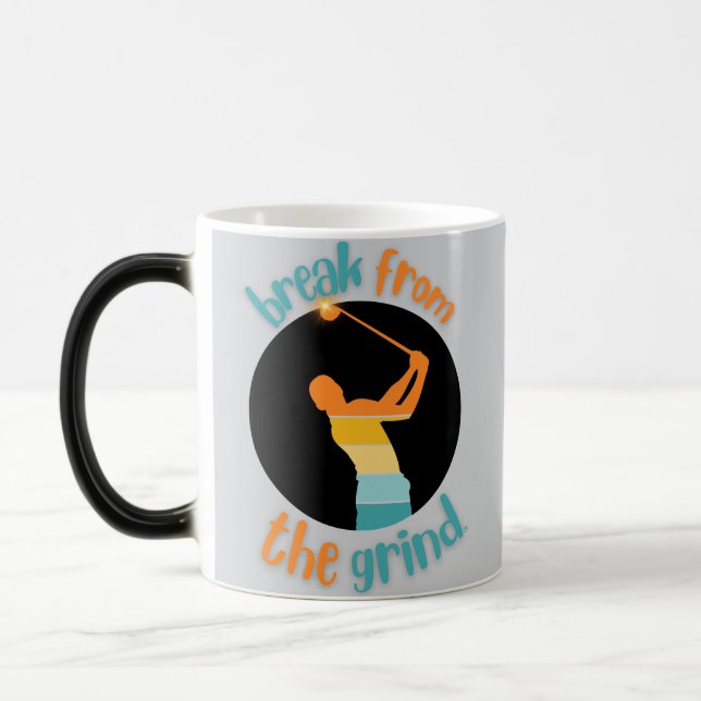 Mágica Taza de café Golpe de Golf 2 (Izquierda)