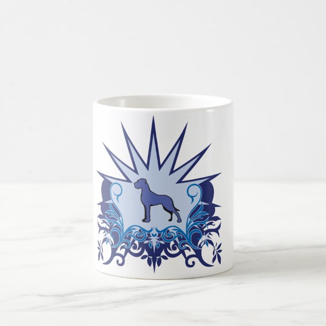 Mágica Taza de café Gran Danés - Personalizada (Centro)