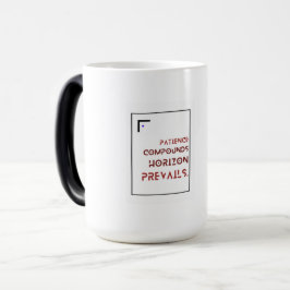 Mágica Taza de café Horizon Prevails para inversores