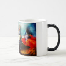 Taza de café ideal del arte del bailarín