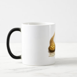 Mágica Taza de café inspiradora Nido de Huevo Dorado