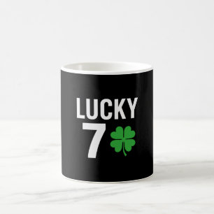 Mágica Taza de café Lucky 7 Clover