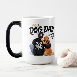 Mágica Taza de café para el mejor papá de perros Retrieve