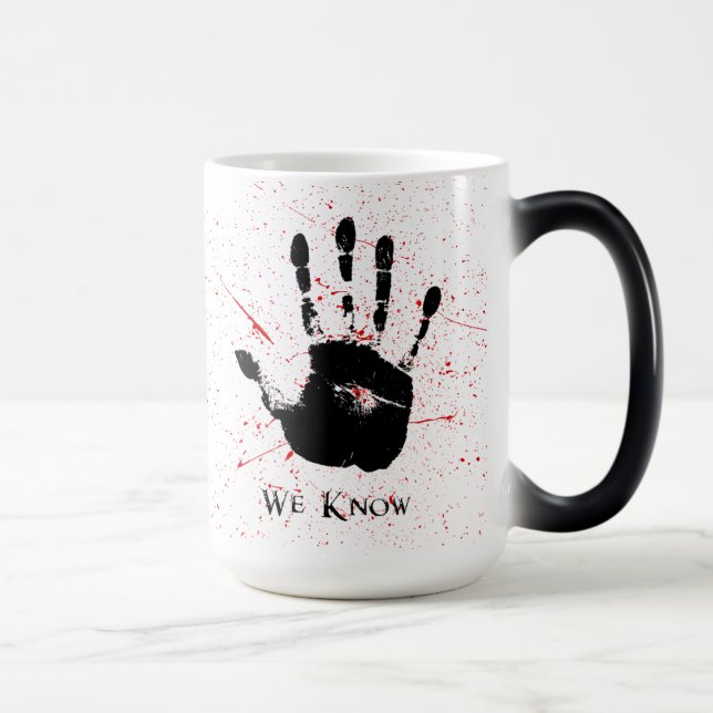 Mágica taza de cambio de color con mano (Derecha)