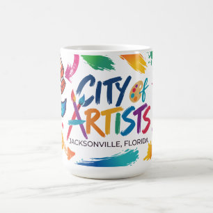 Mágica Taza de cambio de color por calor Ciudad de Artist